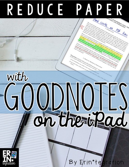 Go paperless in the classroom with the GoodNotes app. Write, highlight, and draw on .pdf on your iPad. Great for older students close reading or teacher demonstration.