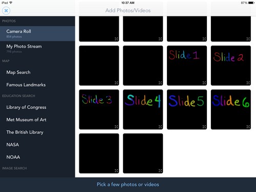 Use the free iPad app Shadow Puppet Edu in the elementary classroom to retell books and share main ideas.