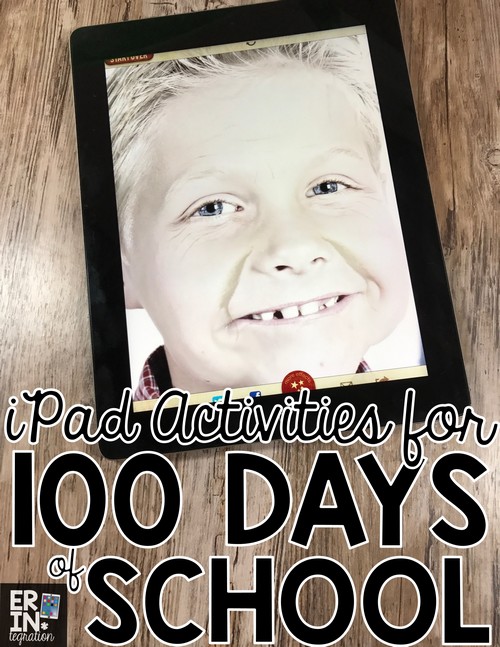 Celebrate 100 Days of School using the free iPad app AgingBooth to "age" students 100 years! Inspire students on the 100th Day of School to write about what their life will be like in 100 years with this free app and activity idea.