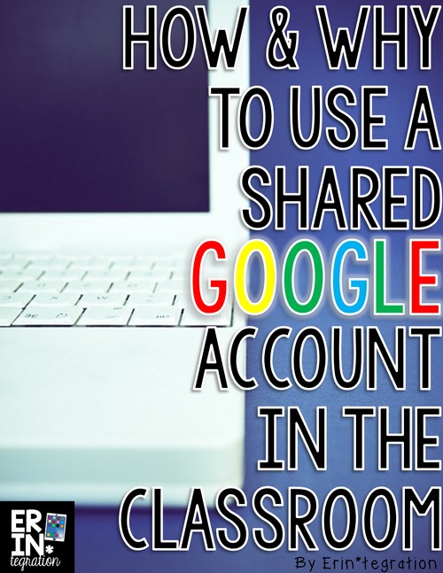 Create a shared classroom Google Account to use for students to log into sites safely and share one Google Drive account if you do not have access to Google Classroom. Learn how, why, and how to apply a free classroom Google Account into your K-5 classroom!