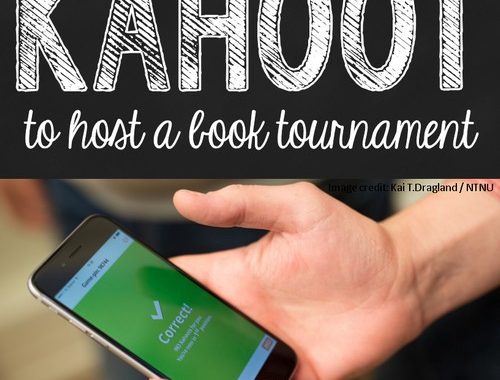 Using the free web app Kahoot to host a book tournament