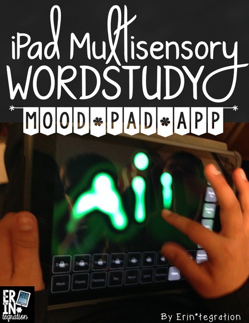 Multisensory word work center ideas - include ideas for using the iPad!