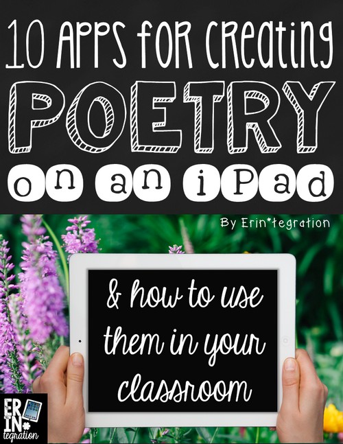 10 apps for creating poetry on the iPad plus free poetry paper and a way to share digital poems!