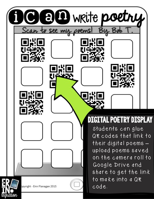 10 apps for creating poetry on the iPad plus free poetry paper and a way to share digital poems!