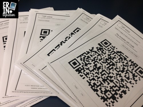 Making Audio QR codes to spread positive messages through the school and build classroom community. FREE directions and ideas.