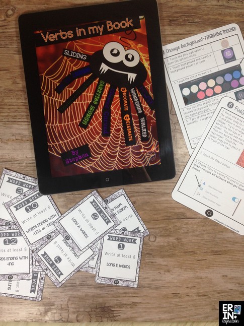 Halloween apps and digital activities for the iPad in the elementary classroom. Check out these creative ways to integrate iPads into Halloween plans across the curriculum using free apps. Includes a FREE DOWNLOAD too!