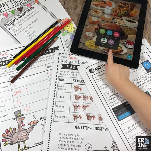 5 creative iPad Activities for Thanksgiving. So. Much. Fun! Integrate iPads in the classroom Thanksgiving week. Great ideas for those crazy days before break!