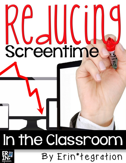 Tips for reducing screentime in the 1:1 (or close to it) classroom. Definitely something worth reading if your students are spending a lot of time in class on devices!