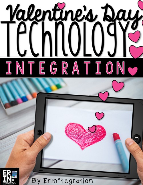 Valentine's Day technology integration ideas for the elementary classroom. Creative ways to use iPads, PCs, and Chromebooks that your students will LOVE!