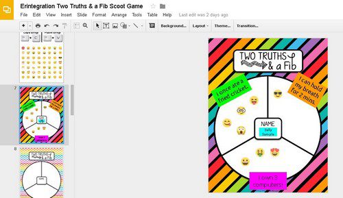 How to use Google Slides to play Google Scoot! Students move from computer to computer completing tasks on each computer as they go. Technology integration & movement! Plus icebreaker games for back to school.