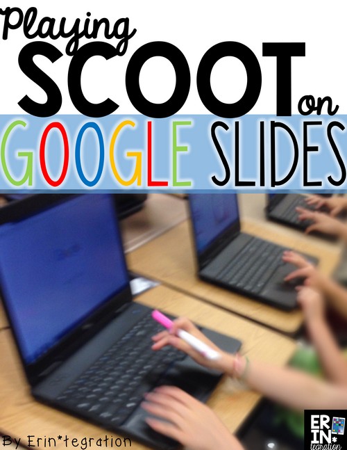 How to use Google Slides to play Google Scoot! Students move from computer to computer completing tasks on each computer as they go. Technology integration & movement! Plus icebreaker games for back to school.