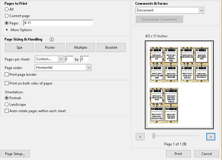 SIMPLE TIP TO SAVE INK WHEN PRINTING TASK CARDS - Erintegration