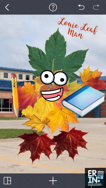 Technology integration for fall! Have students use the free iPad app PicCollage to make a digital leaf man! Step by step instructions and lesson suggestions.