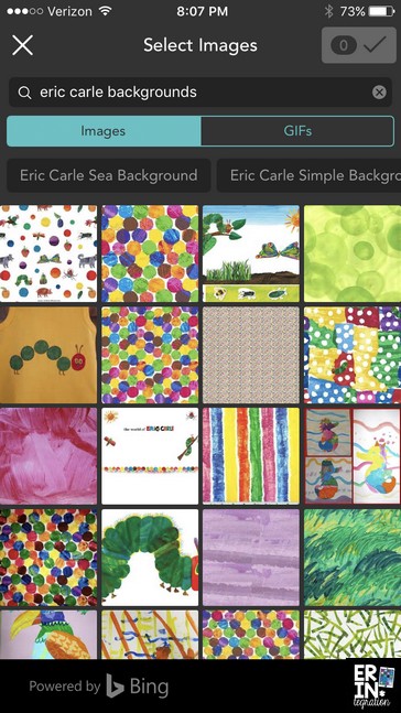 How to use the free iPad app Pic Collage in the elementary classroom to create a digital collage inspired by Eric Carle. Perfect for an author study project or a paperless craft after reading an Eric Carle book.