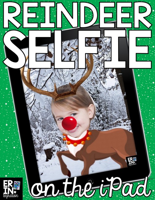 Christmas iPad Activity on Pic Collage! Follow these FREE directions to use the free app Pic Collage to "reindeer yourself." Works on iPads, iPhones, Kindles, Windows 10 devices, and Android. Tons of options to personalize too. Use as a writing prompt, make digital Christmas cards, or works as a fun companion activity to a class read aloud.