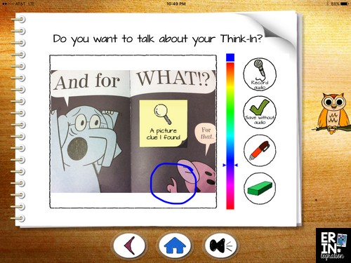 Check out this close reading iPad app specifically designed for K-2 students to use independently. Paperless close reading for elementary students. on the iPad.