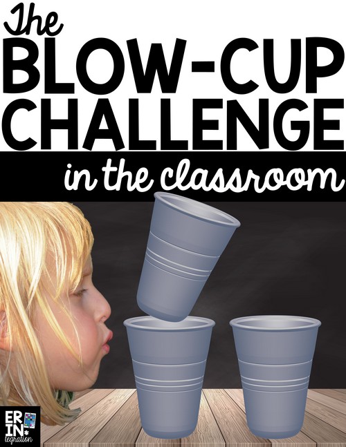 Learn how to integrate the Blow Cup Challenge in the classroom with this engaging STEM project and lesson plan that incorporates math and science standards. STEM Challenge, STEM lessons for elementary, STEM lessons for middle school, scientific method, graphing, data collection, science vocabulary, STEM activities in the classroom.