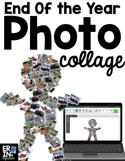 Create a photo collage with the pictures arranged into ANY shape with the free online tool Loupe. Loupe makes the collage automatically too! Have students collage photos taken all year long for an engaging end of year project on Chromebooks, laptops, and more! Fun end of year technology lesson for elementary.