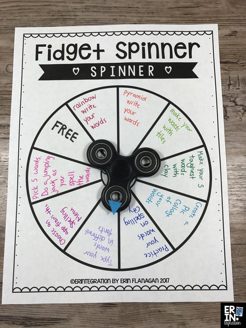 Fidget Spinner Size Chart