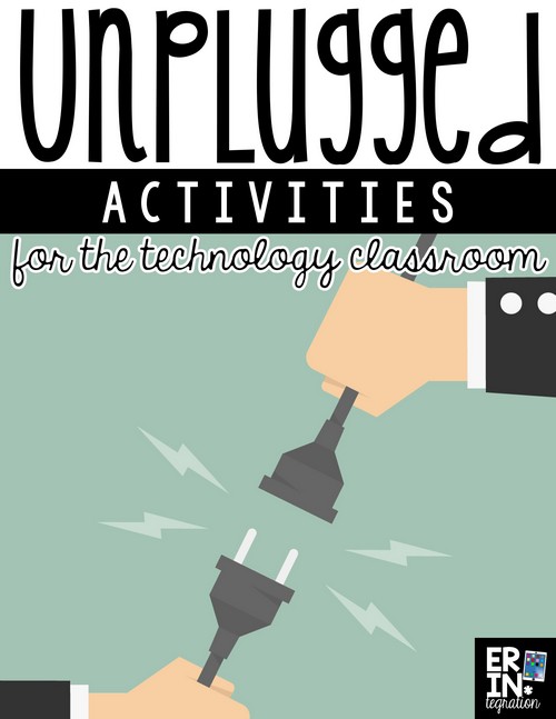 Check out this list of technology unplugged activities for tech-free computer science learning during testing weeks, subs or days when the wifi is down!