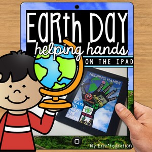 Earth Day Helping Hands on the iPad