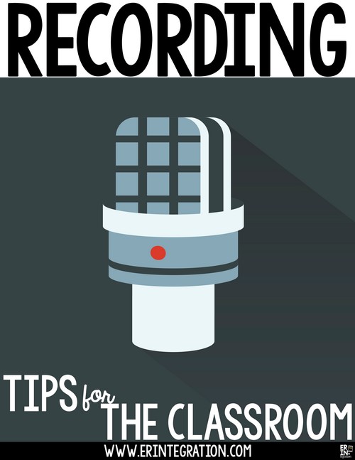 Tips for recording in the classroom including recording booths, classroom recording boxes, microphones and other accessories for reading using iPads, Chromebooks, Kindles, PC and all devices. Flipgrid, Seesaw, Chatterpix, Book Creator, Apple Clips, iMovie