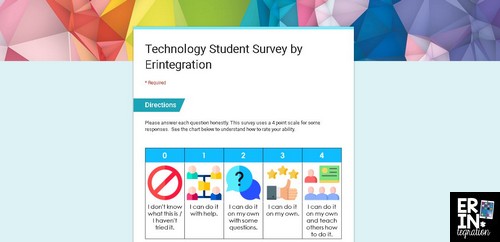 Download a free technology survey for students and learn how to use a technology student survey in the classroom to gain insight into your students' experiences with technology in and outside of the classroom. 