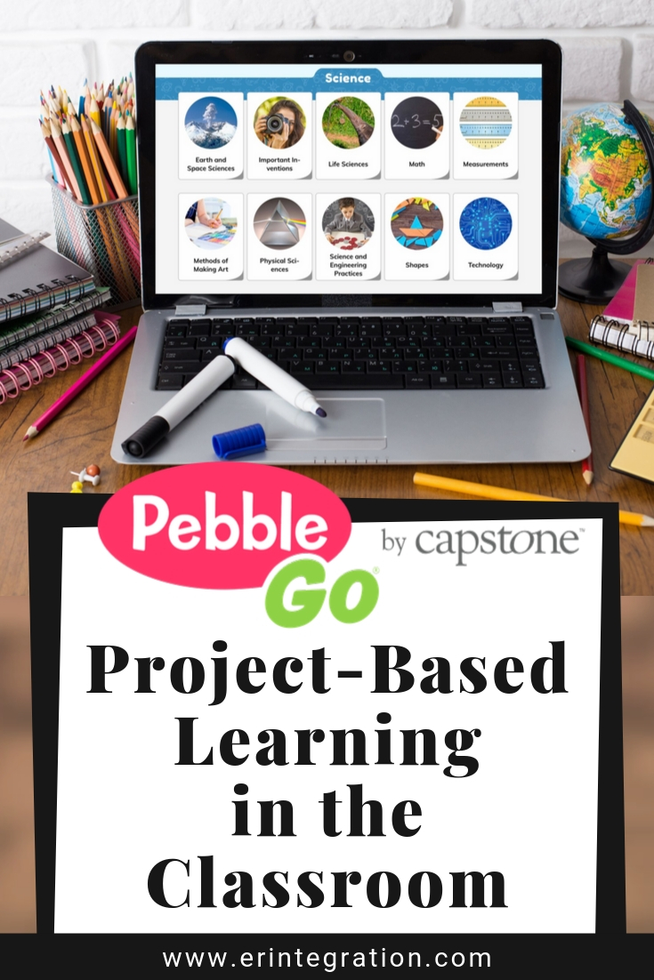 Screenshot of PebbleGo Science Articles for PBL