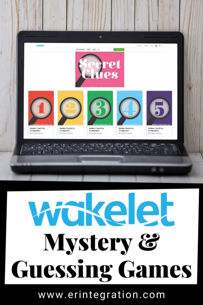 screenshot of mystery Wakelet collection with secret clues