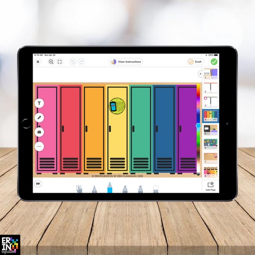 image digital sticker book page created by Erintegration
