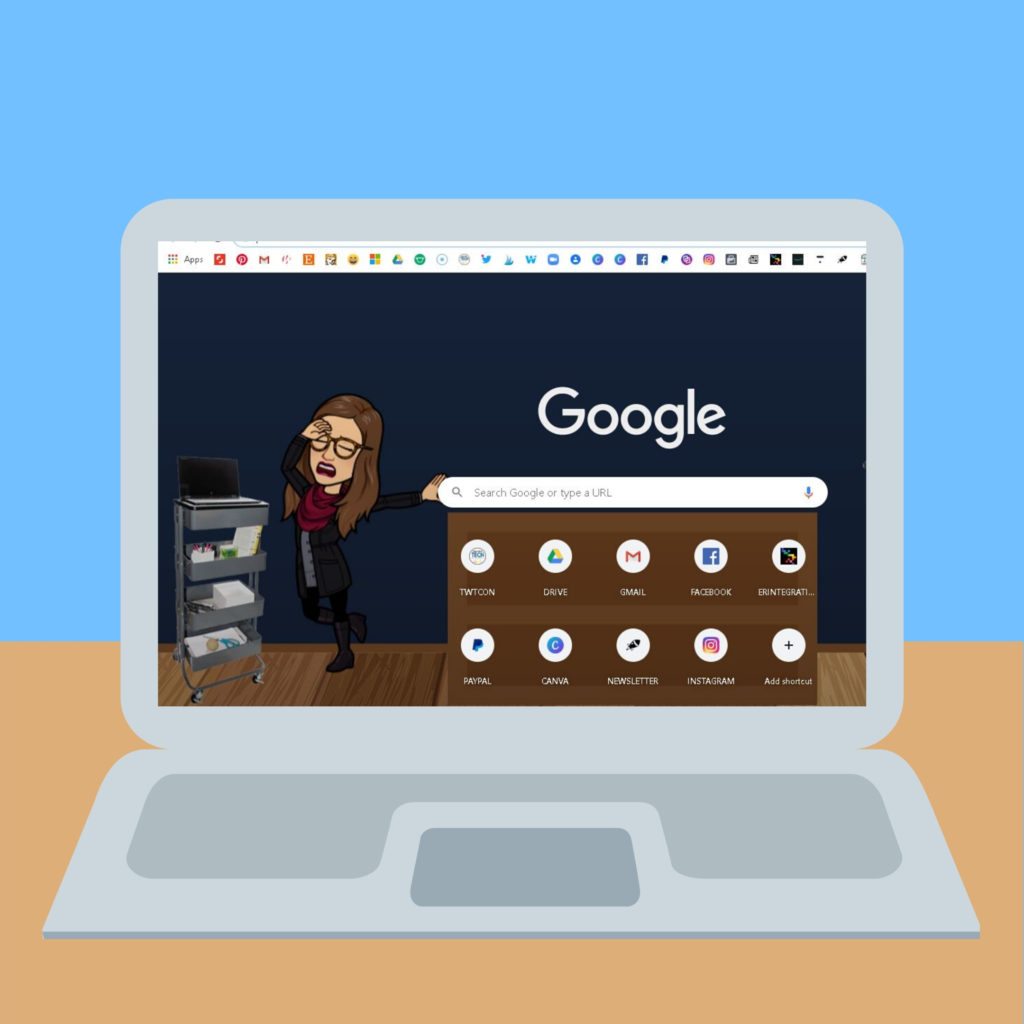 Customize the Google Chrome Home Screen with a Bitmoji Scene