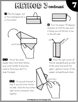 How To Make A Origami Paper Popper Paper Popper Transforms To A Stunt