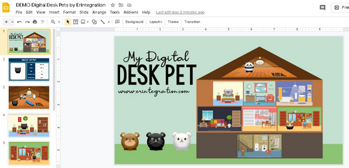 All About Desk Pets!  Education to the Core