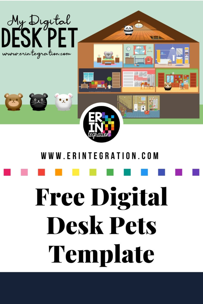 Digital Desk Pets for Google Slides and Seesaw - Erintegration