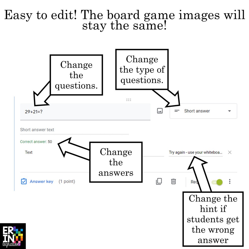 Digital Board Games Using Google Forms and Google Slides