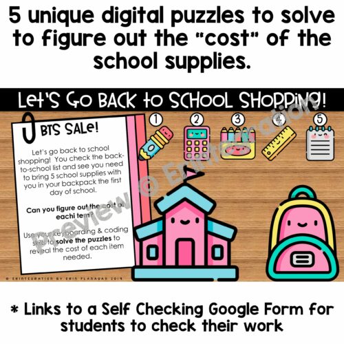 Back to School Digital Escape Room Thumb 1