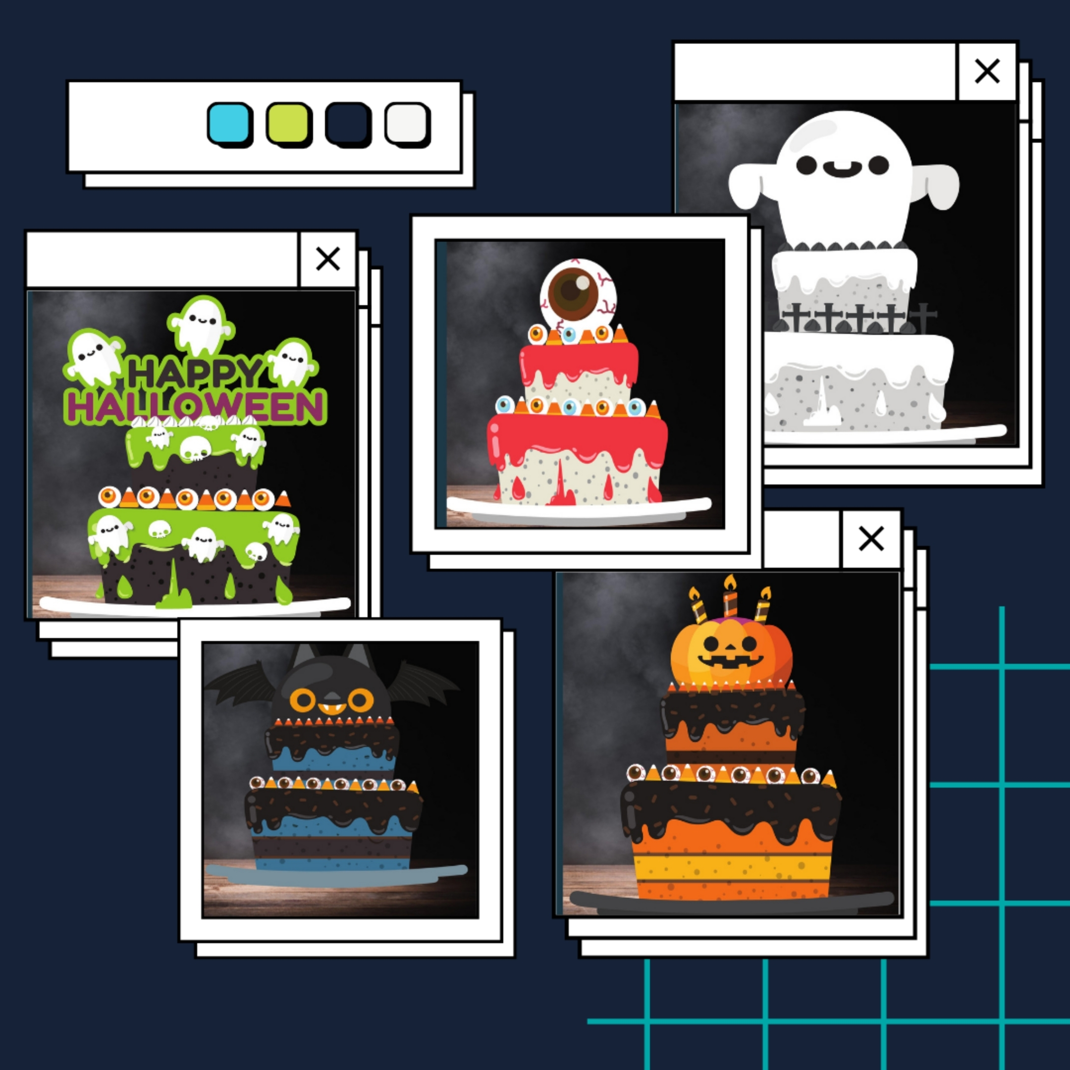 Erintegration Digital Halloween Cakes on Google Slides Featured Image