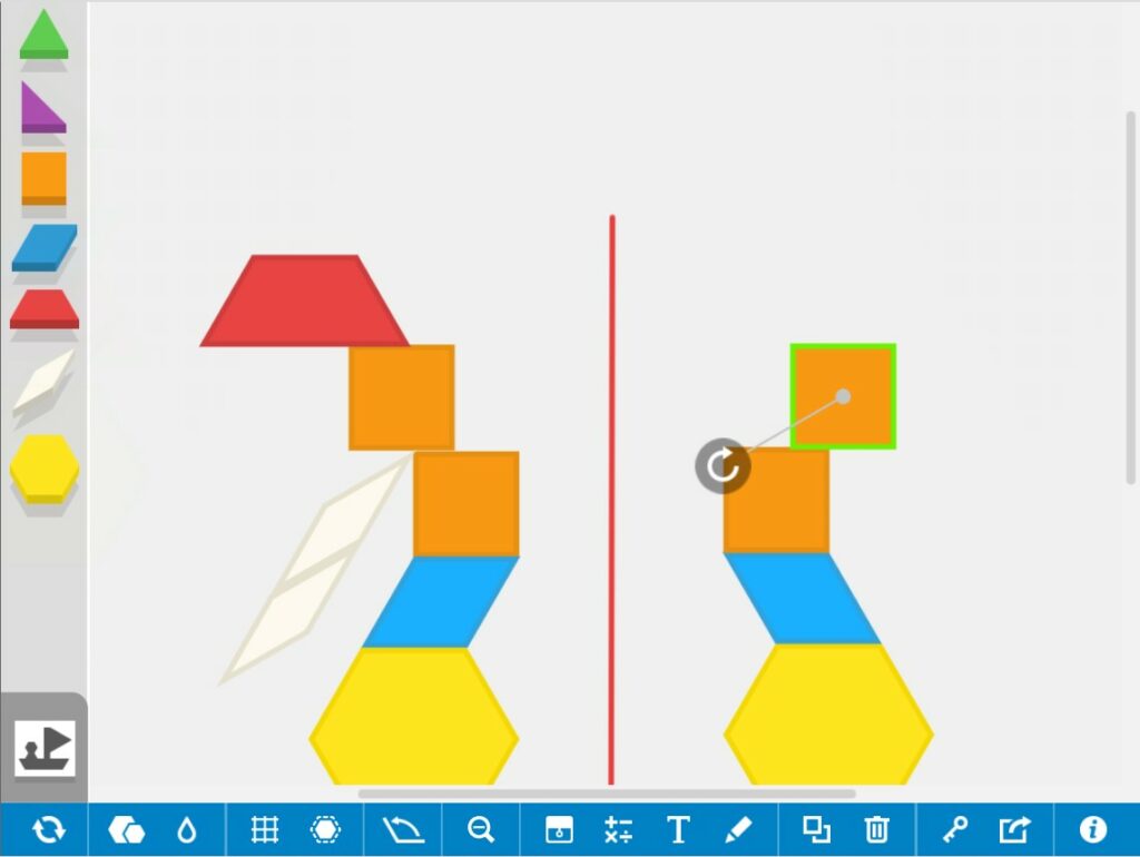 Pattern Block Symmetry