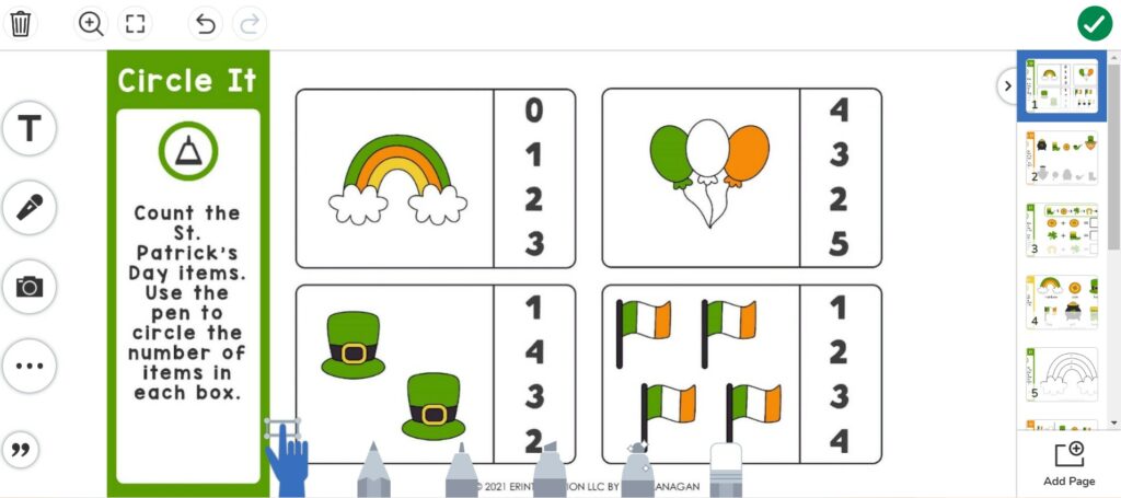 Seesaw Basics Saint Patrick's Day Screenshot 3