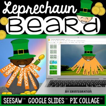 Erintegration Leprechaun Beard St. Patrick's Day Seesaw Google Slides THUMBS 01