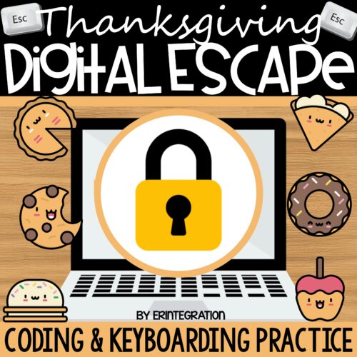 Thanksgiving digital escape room google slideshow screenshot