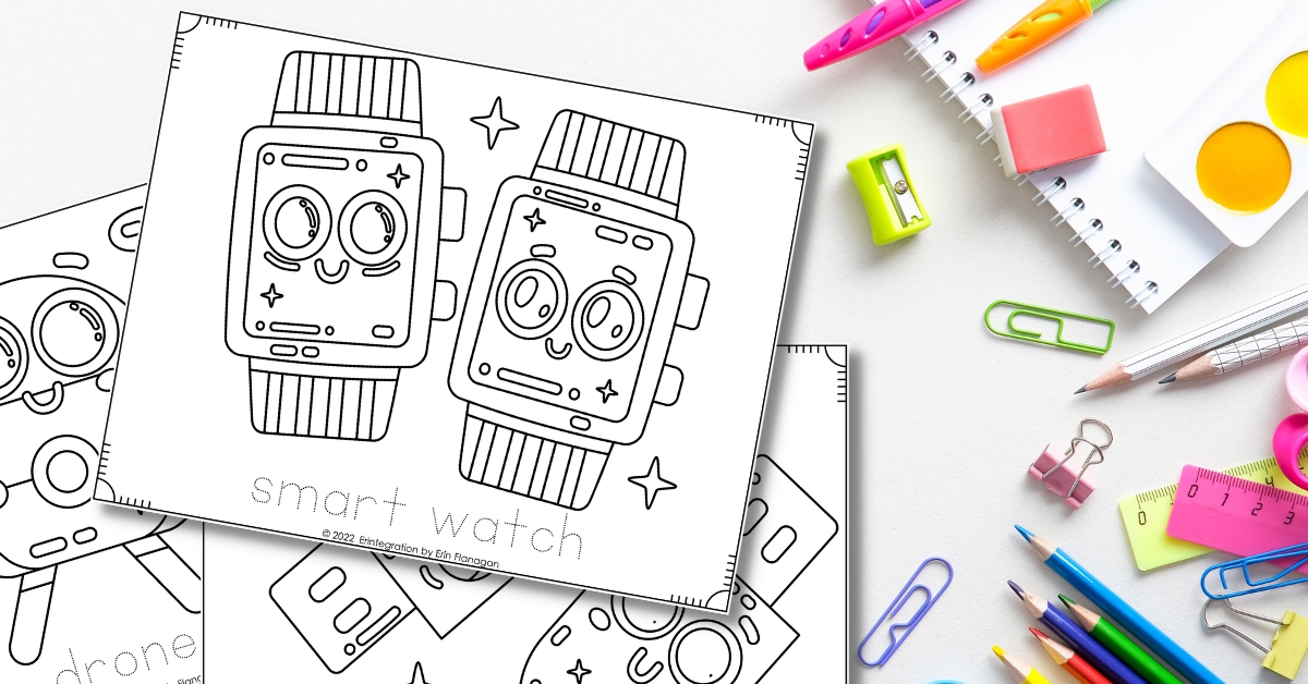 Technology Coloring Pages and the Benefits to Coloring in the Classroom ...